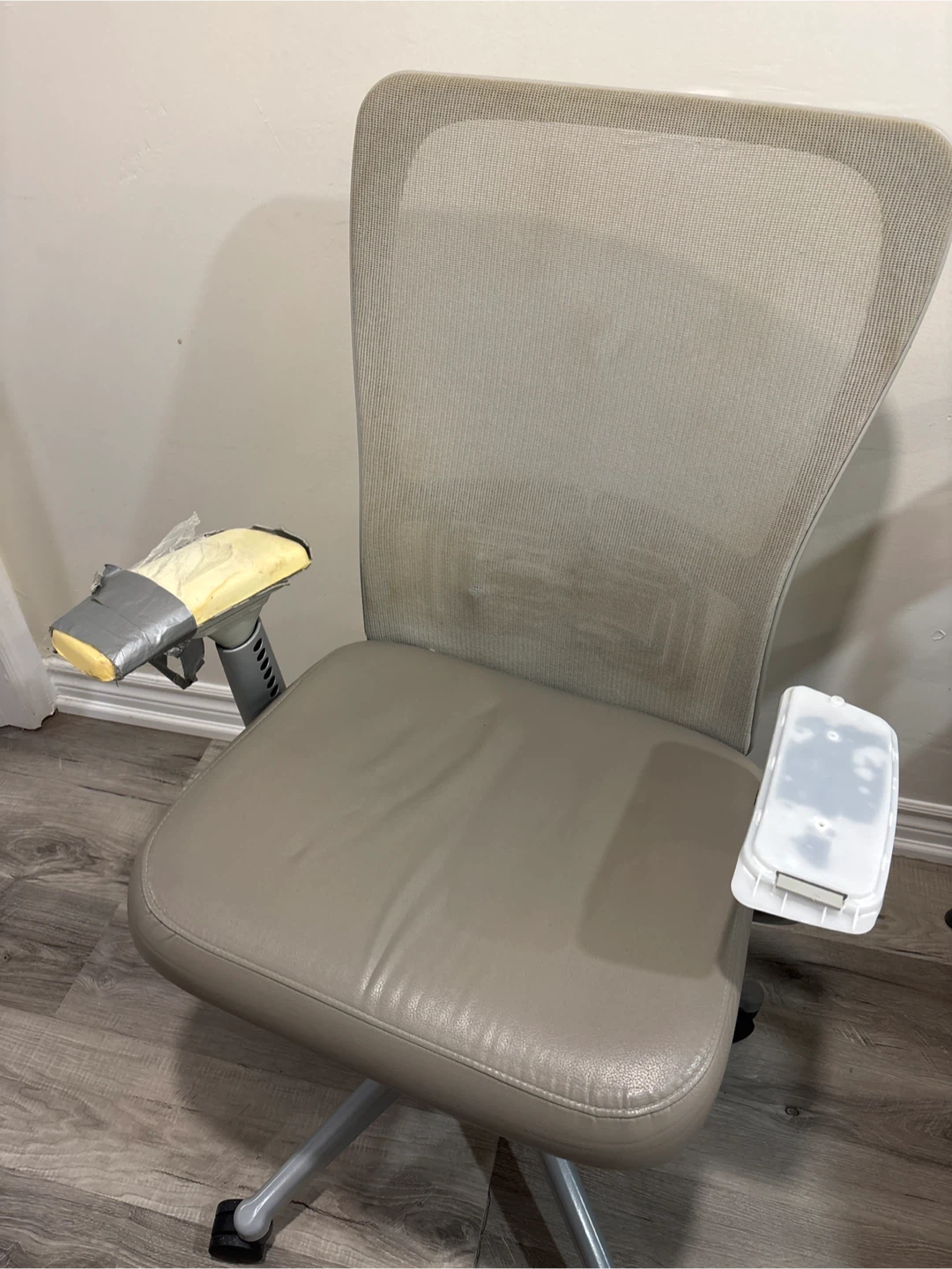 Grey office chair