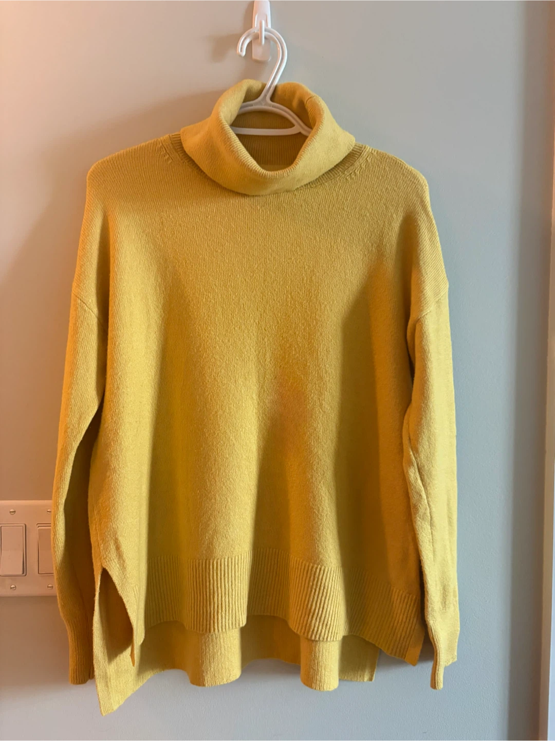 Banana Republic Mustard Turtleneck Sweater