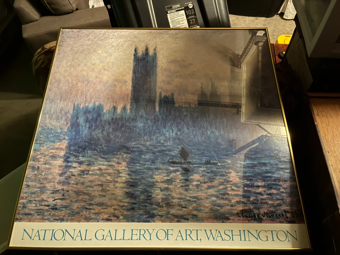 Claude Monet framed print The Houses of Parliament, Sunset