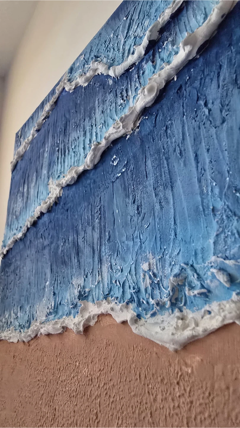 Textured Ocean and Beach Wall Art - photo 3