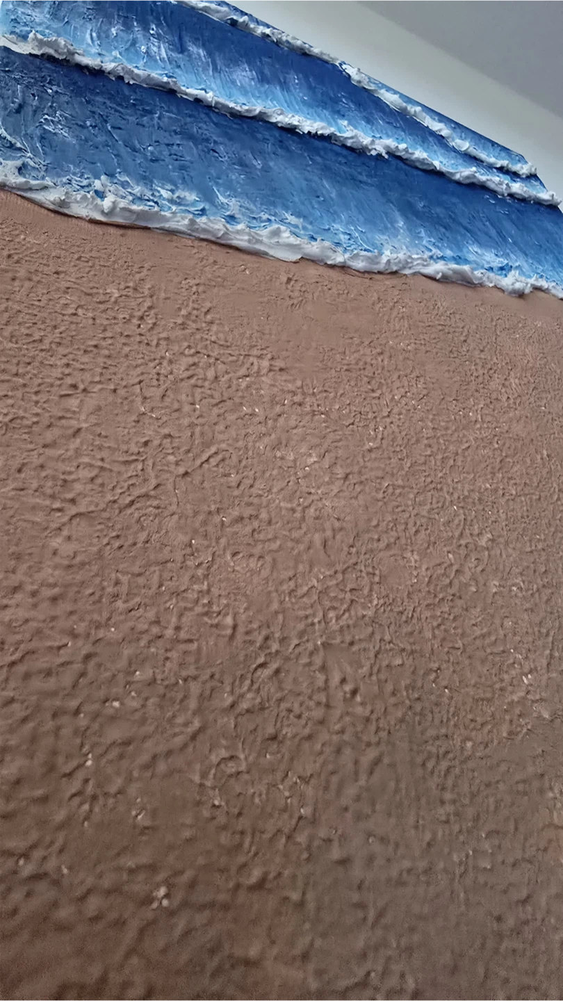 Textured Ocean and Beach Wall Art - photo 5