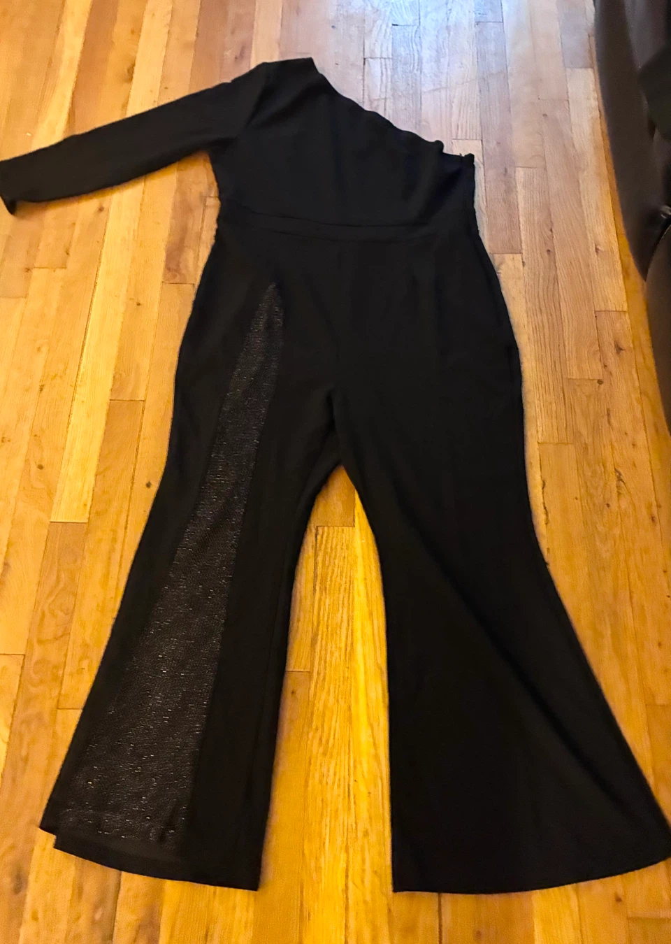 Black One-Shoulder Jumpsuit