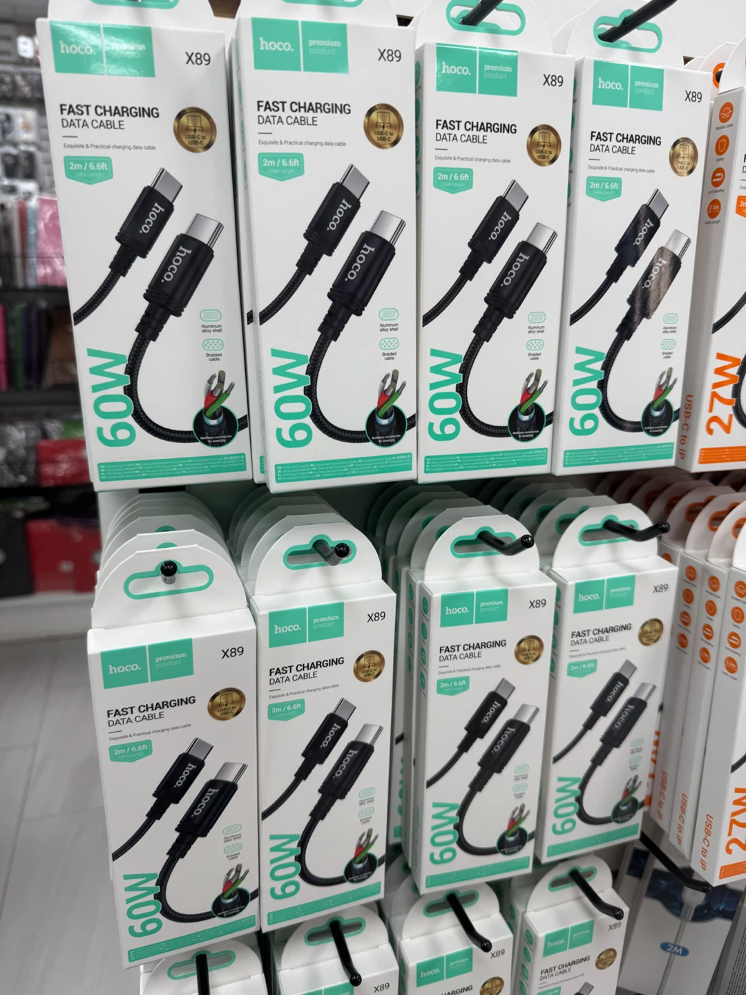Hoco X89 USB-C to USB-C Fast Charging Cable 2m