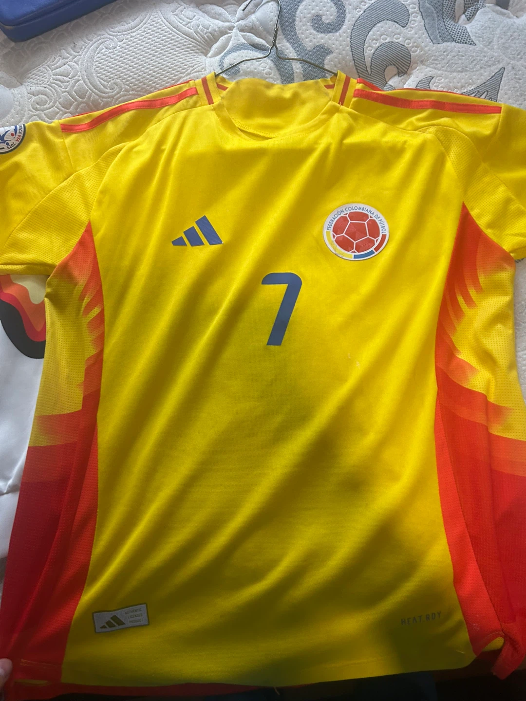 Colombia Luis Diaz #7 Jersey authentic