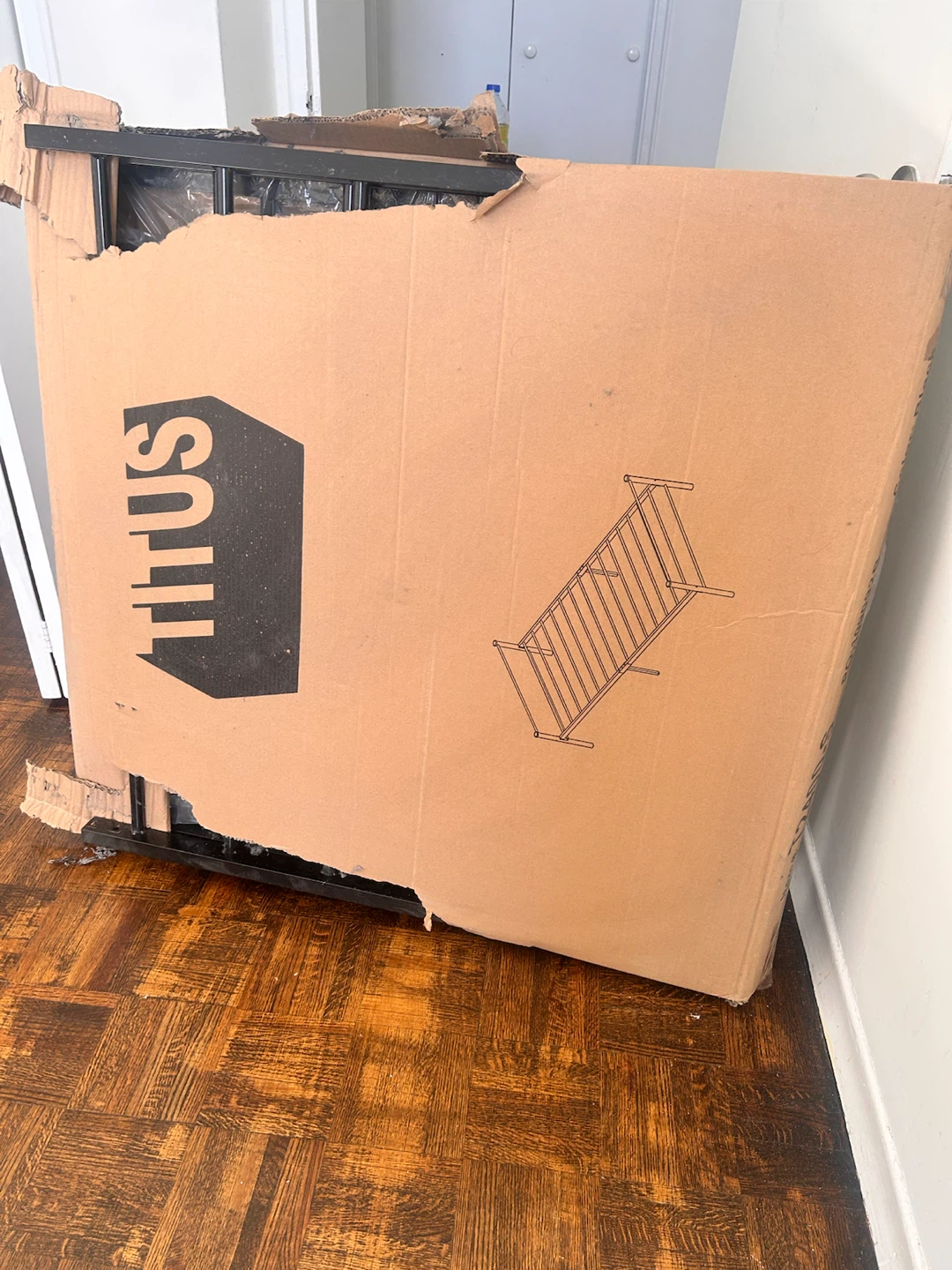 Metal twin bed frame $50 - photo 2