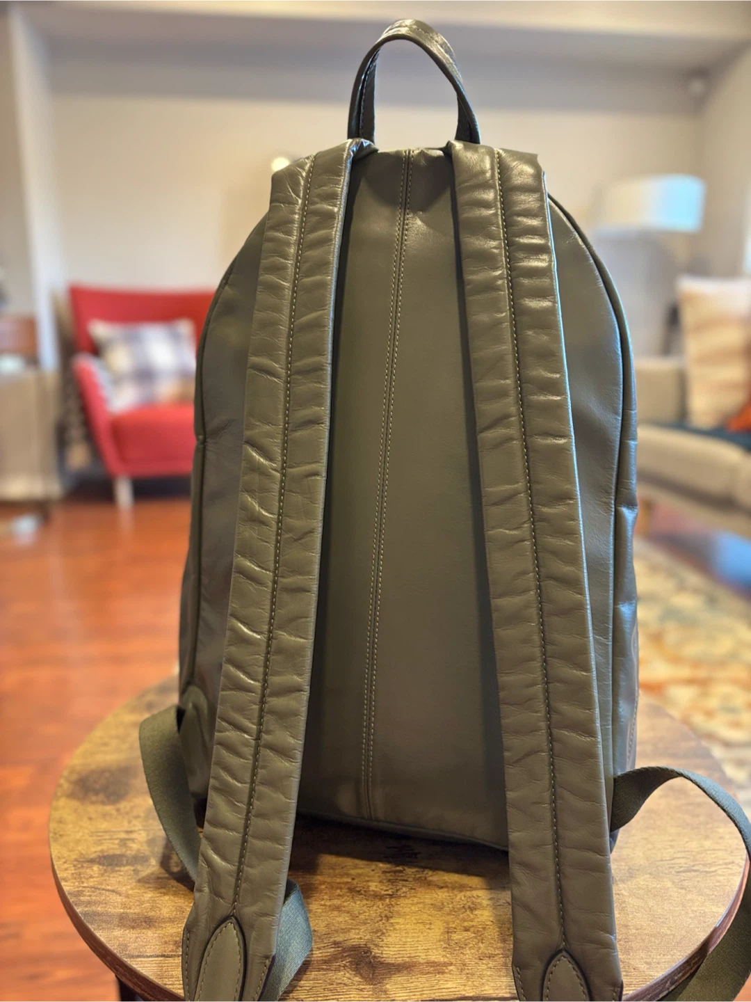 Coach Leather Backpack - photo 2