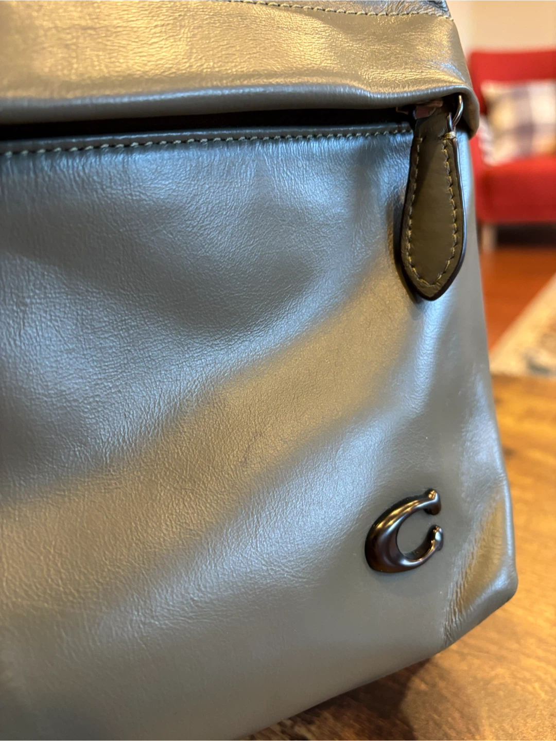 Coach Leather Backpack - photo 3