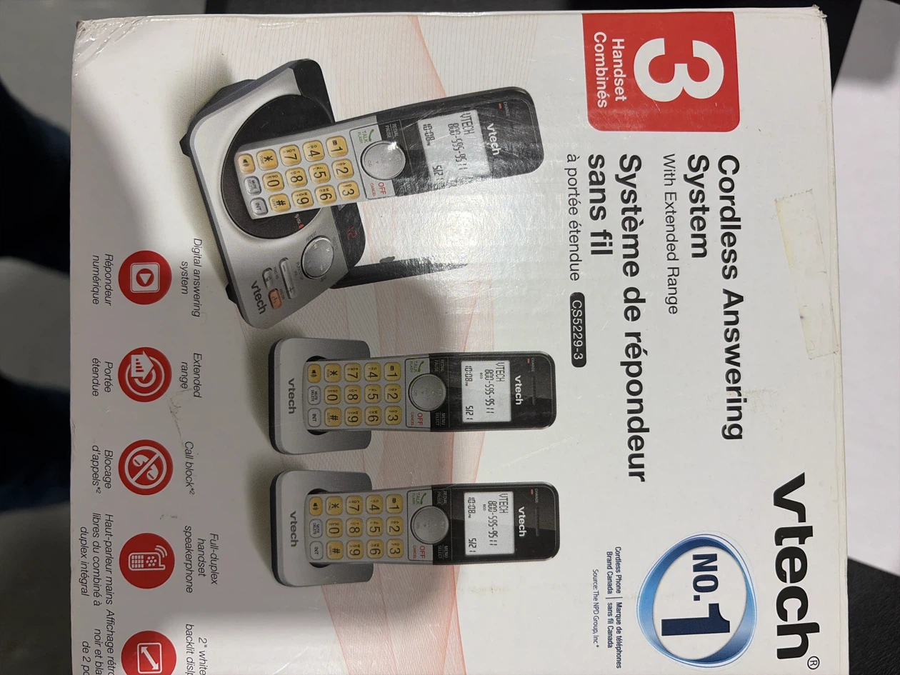 VTech Cordless Answering System CS5229-3