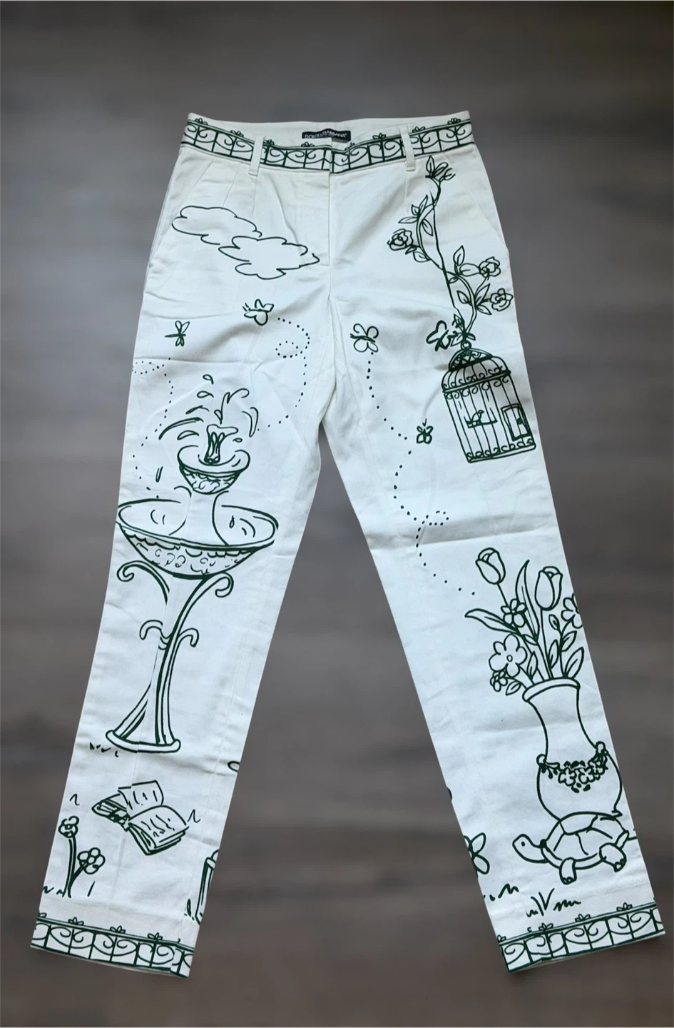 Dolce & Gabbana Garden Print Pants