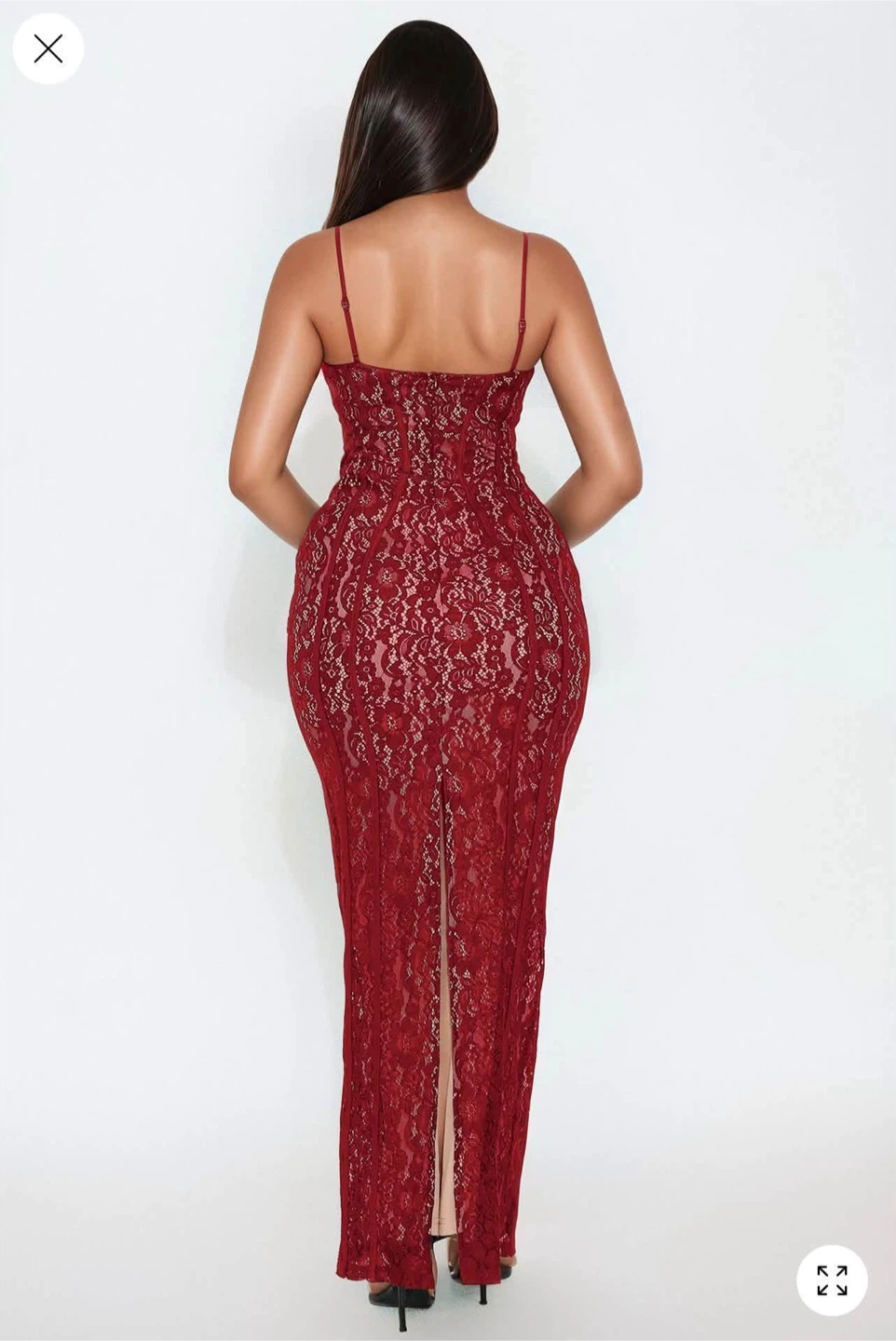 Fashion Nova All In Love Lace Maxi Dress - photo 2