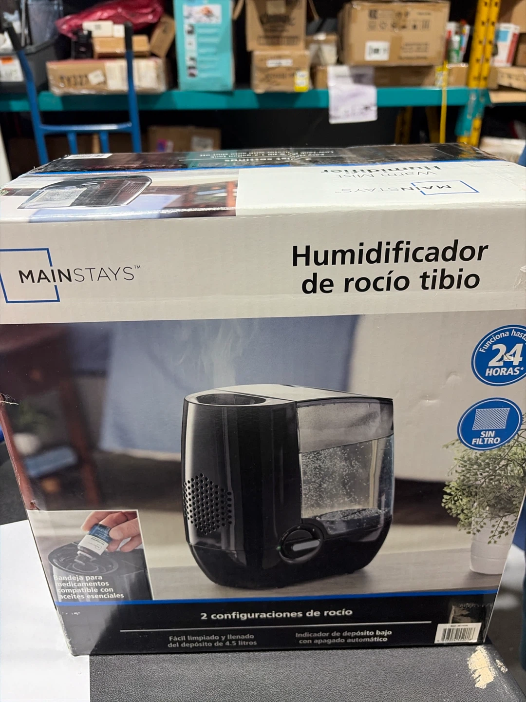 Mainstays Warm Mist Humidifier