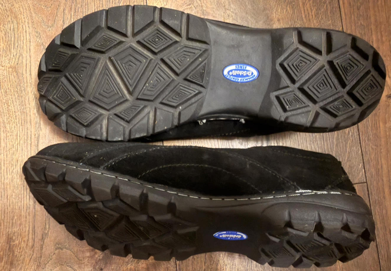 Dr. Scholl's Black Suede Slip-on Shoes - photo 2