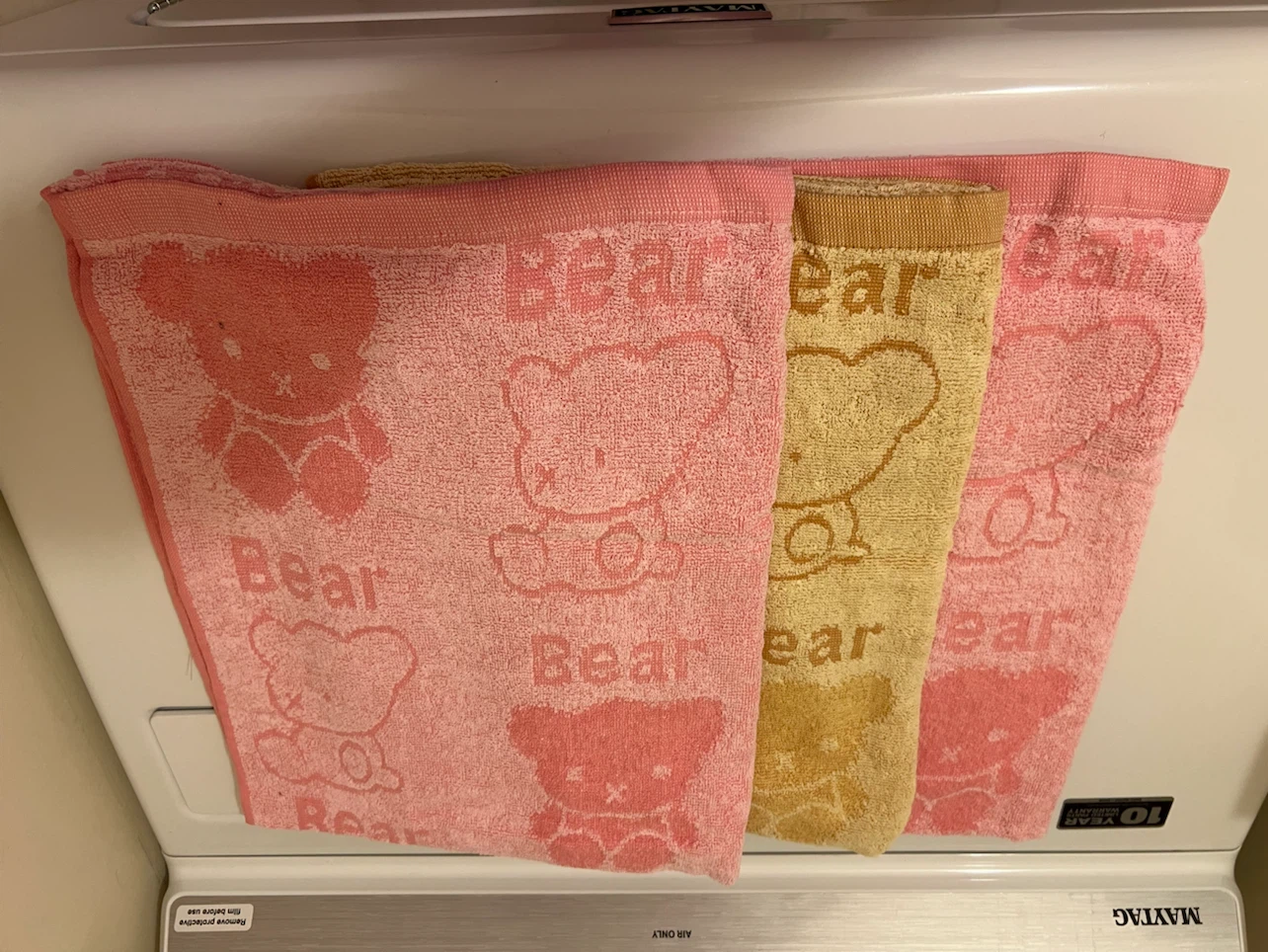 CR Bear Print Cotton Towels