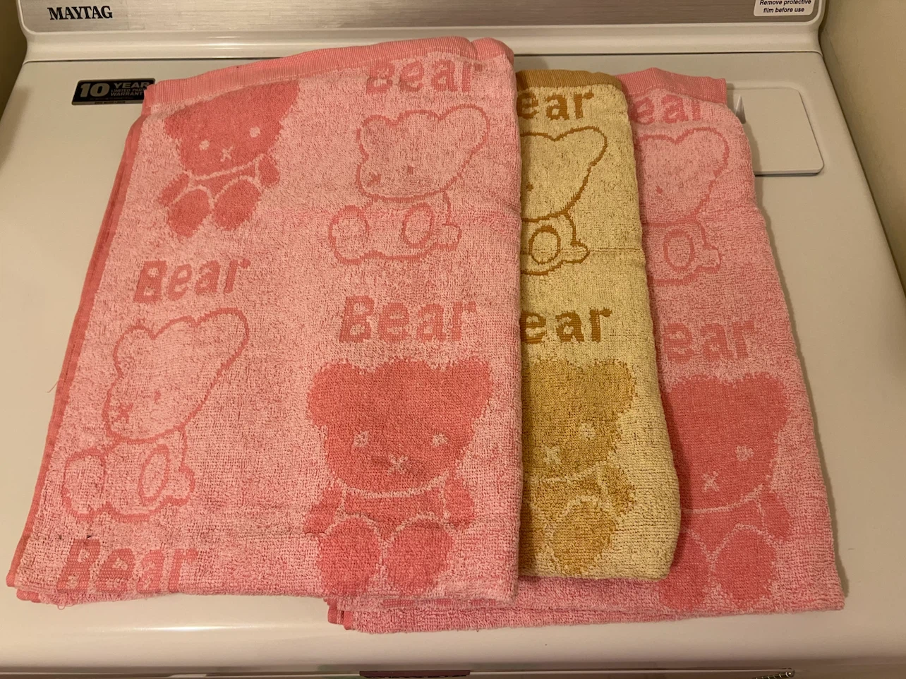 CR Bear Print Cotton Towels - photo 2