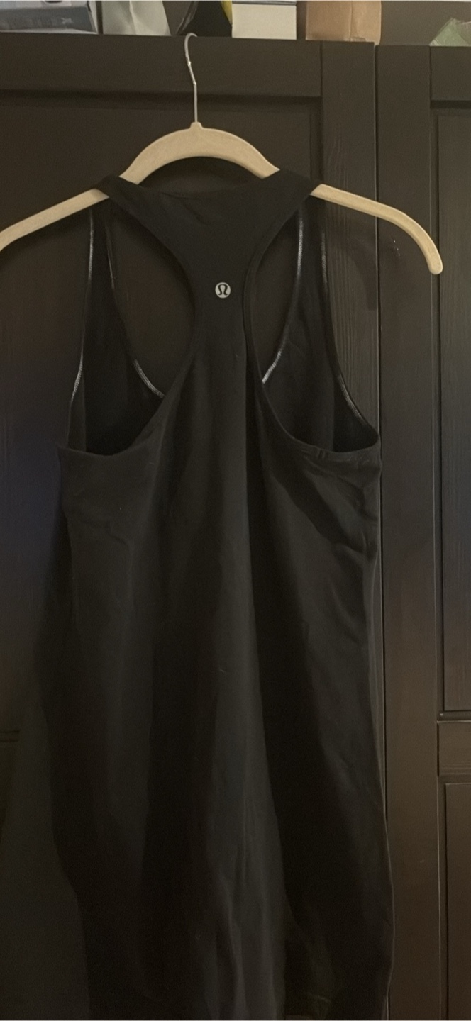 Lululemon Black Racerback Tank Top