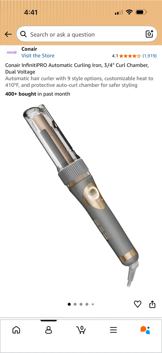 Conair InfinitiPRO Automatic Curling Iron - photo 5