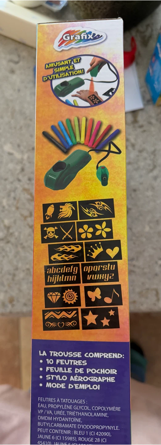 Grafix Airbrush Tattoo Set - photo 3