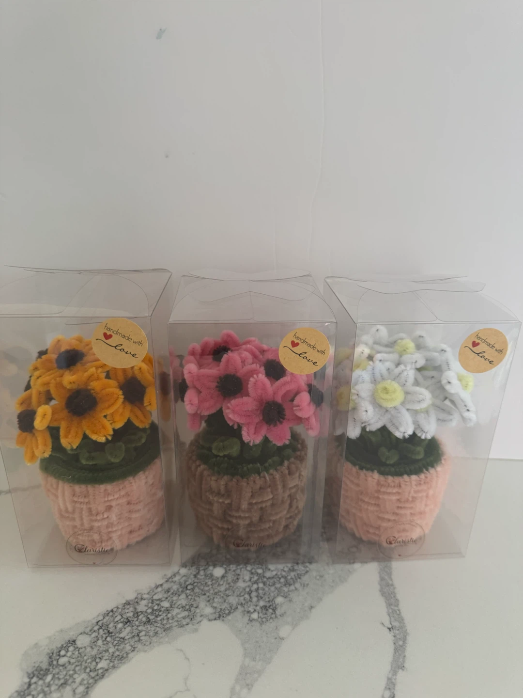 Handmade Pipe Cleaner Flower Pots - photo 2