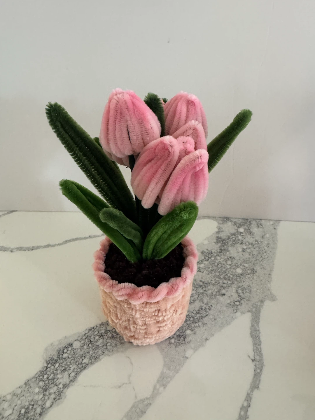 Handmade Pipe Cleaner Flower Pots - photo 4