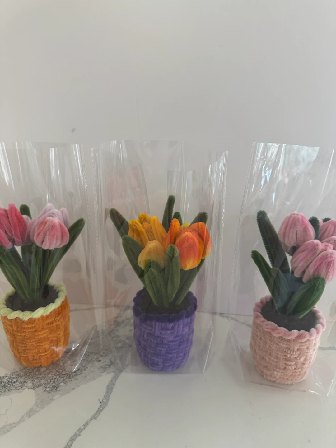 Handmade Pipe Cleaner Flower Pots - photo 5