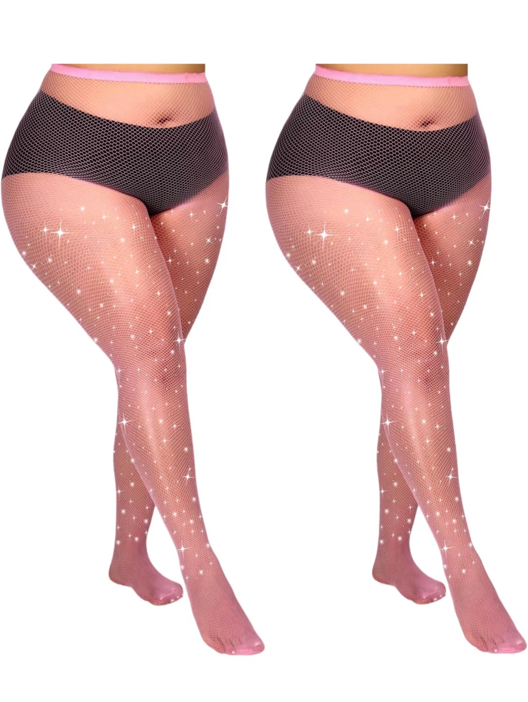 Sparkly Rhinestone Fishnet Tights, brand new