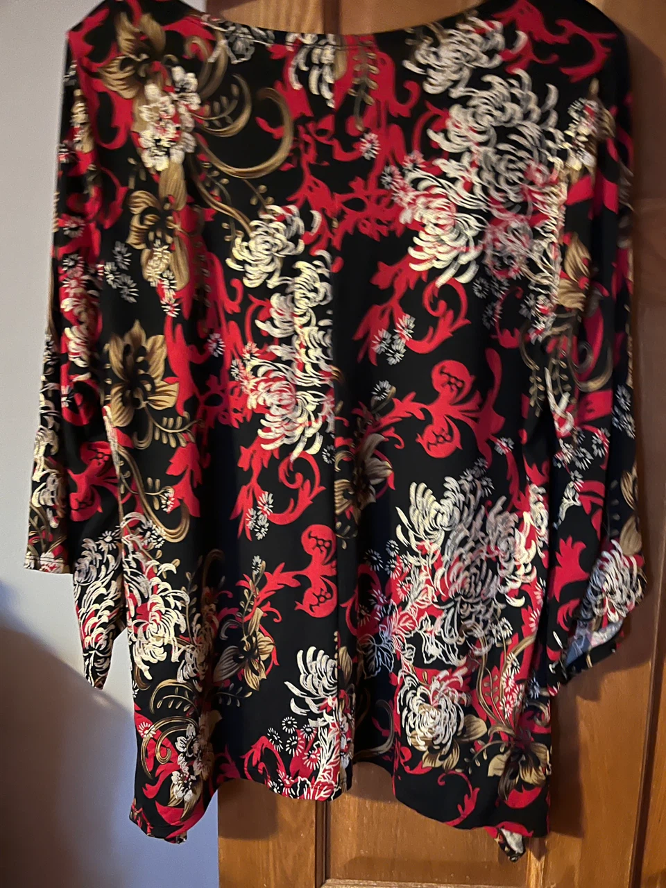 Brittany Black Floral Print Top - photo 3