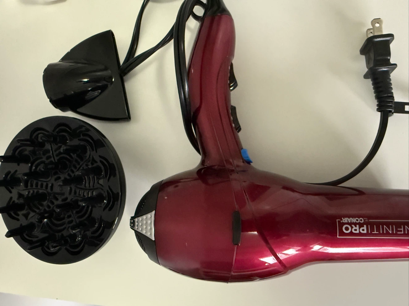 Conair InfinitiPRO 1875W Hair Dryer with Attachments - photo 3