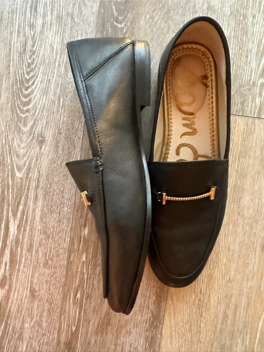 Sam Edelman black leather loafers 7.5US - photo 4