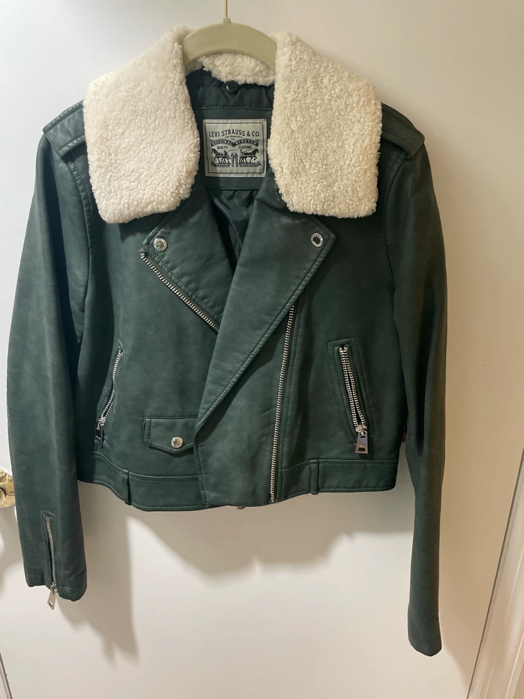 Levi Strauss & Co. Faux Leather Moto Jacket