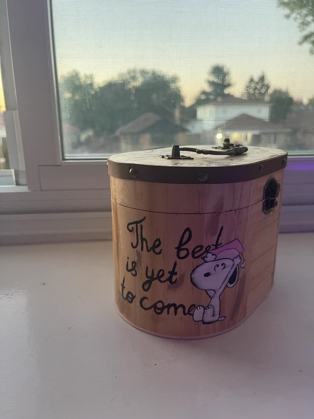Hand-painted senior year box - photo 3