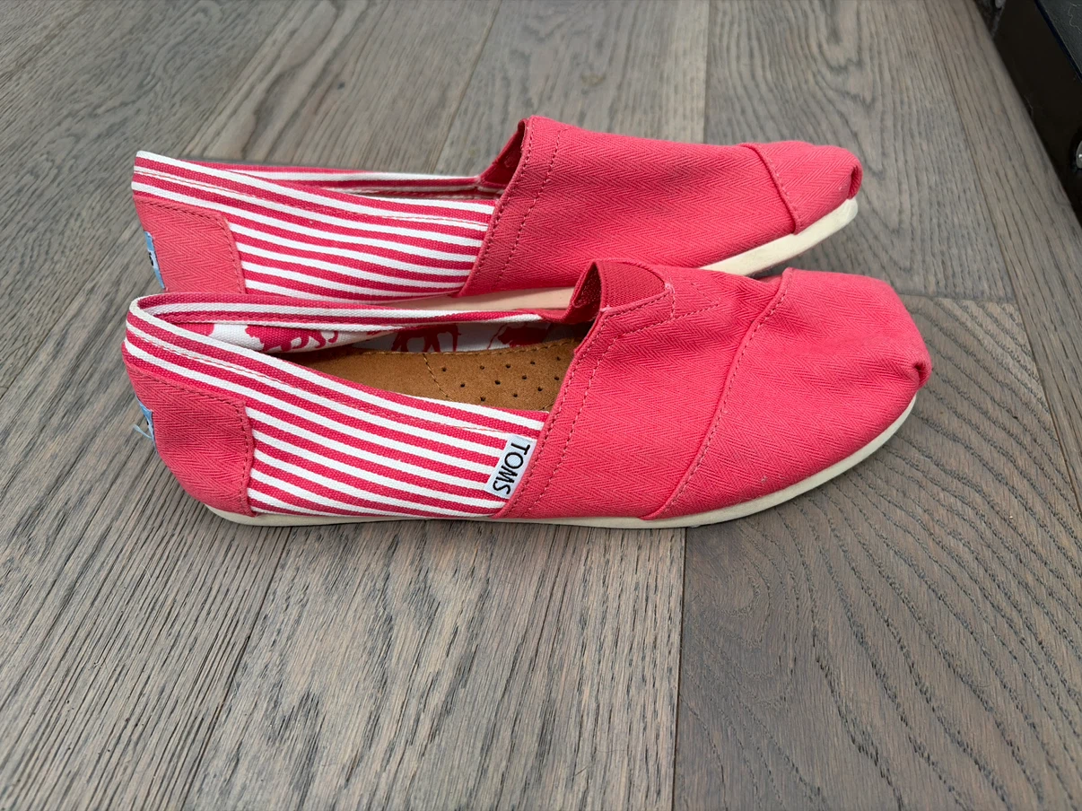TOMS Pink Slip-on Shoes