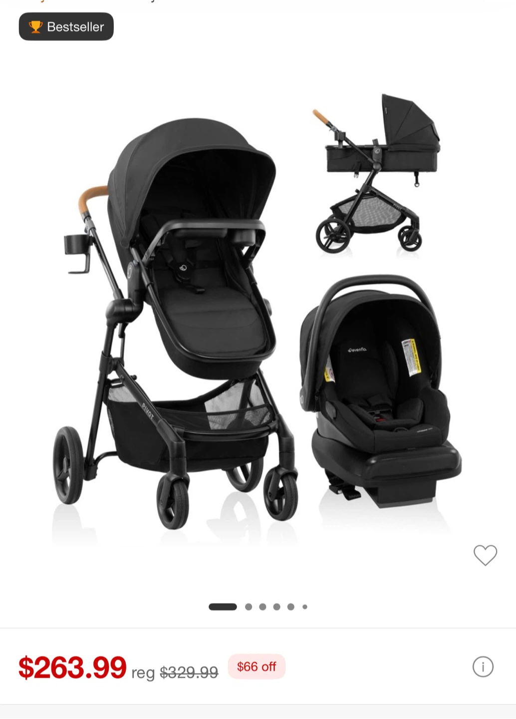 Evenflo Pivot Modular Travel System
