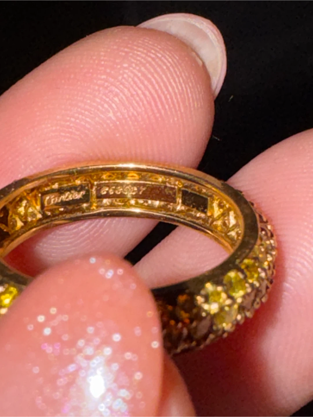 18K Gold Ring with Natural Diamonds - photo 2