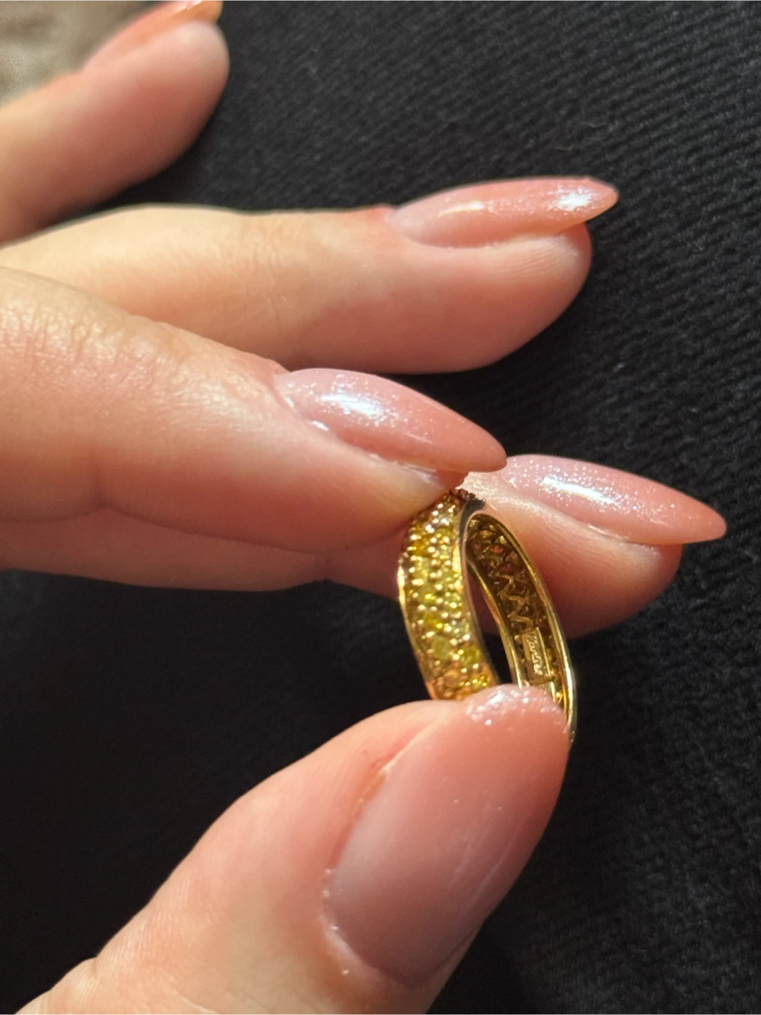 18K Gold Ring with Natural Diamonds - photo 3
