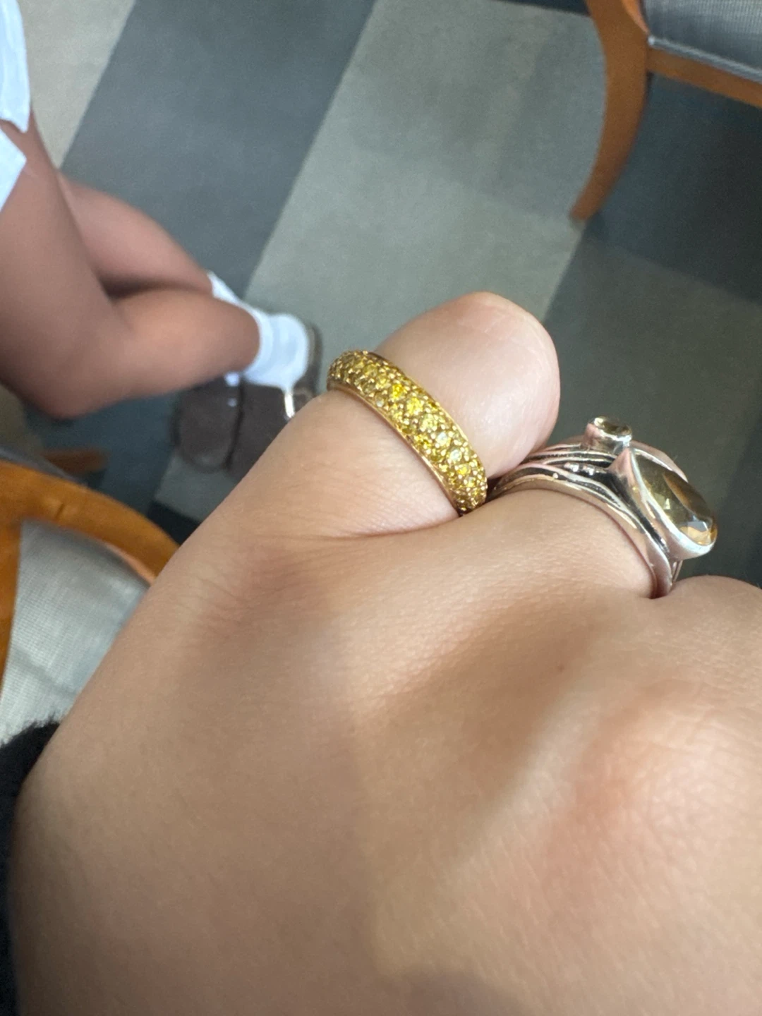 18K Gold Ring with Natural Diamonds - photo 4