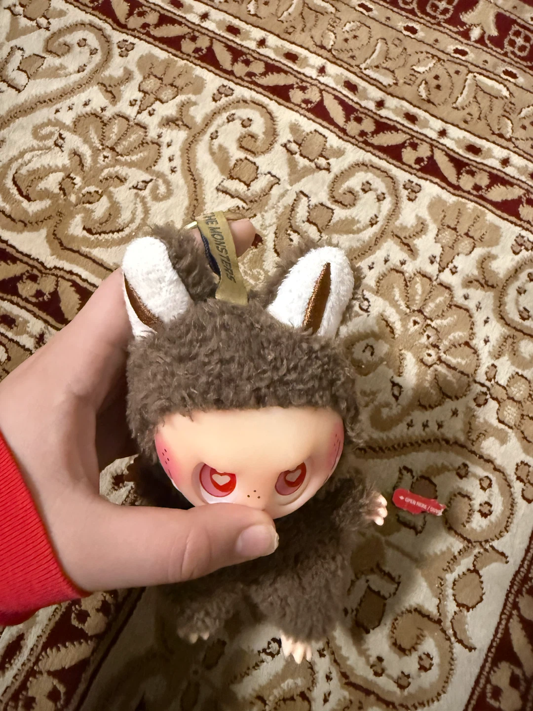Pop Mart The Monsters Plush Keychain with heart eyes - photo 4