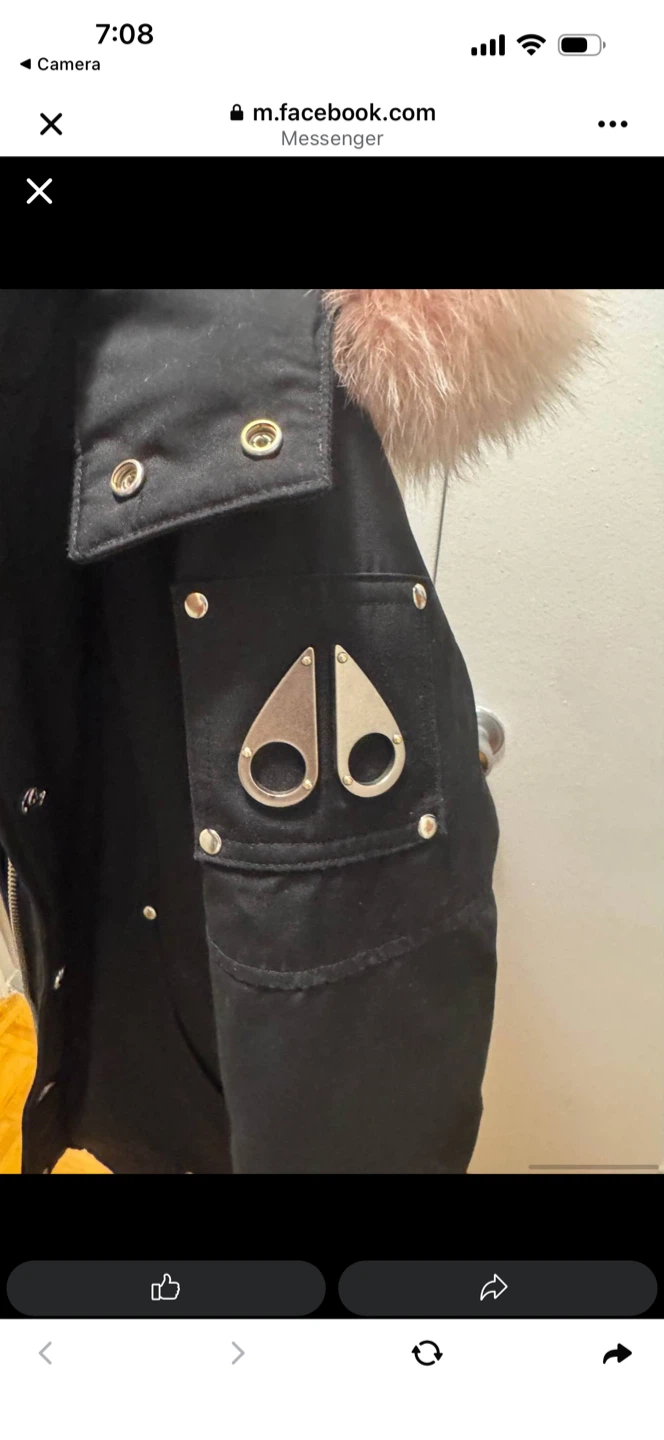 Kids Moose Knuckles Parka with Pink Fur - photo 4