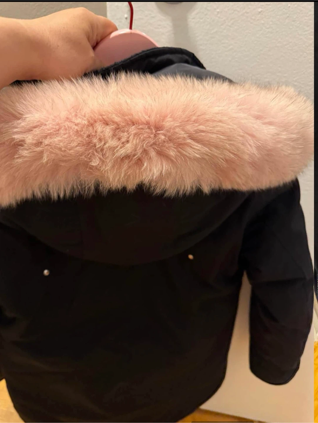Kids Moose Knuckles Parka with Pink Fur - photo 5