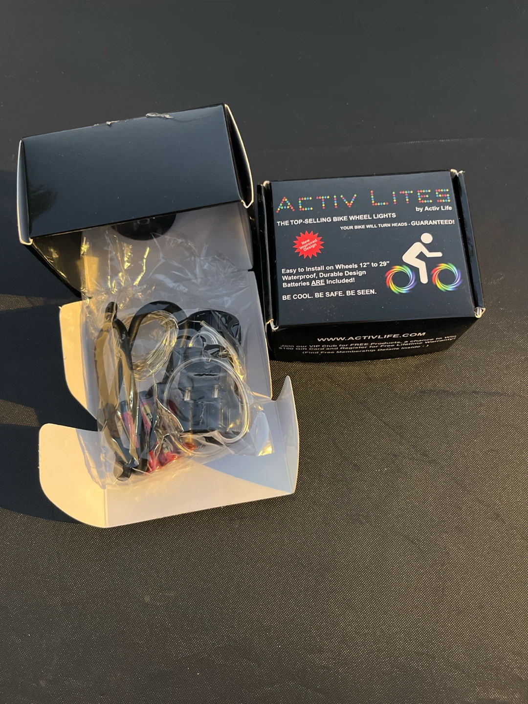 2 Activ Lites Bike Wheel Lights