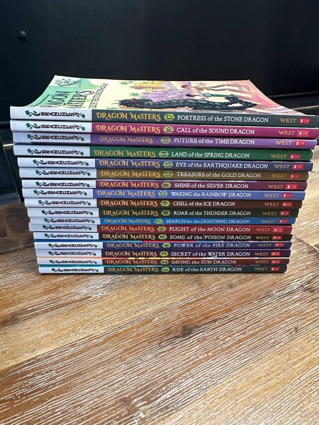Dragon Masters Books 1-17 by Tracey West