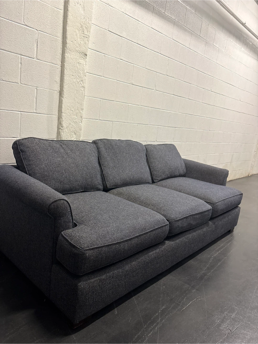 Blue/Gray 3-Seater Couch – Delivery Available
