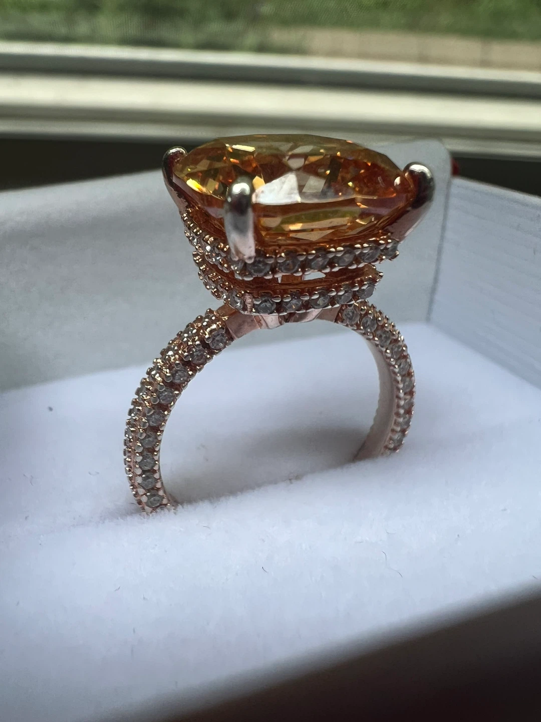 925 silver and citrine ring - photo 2
