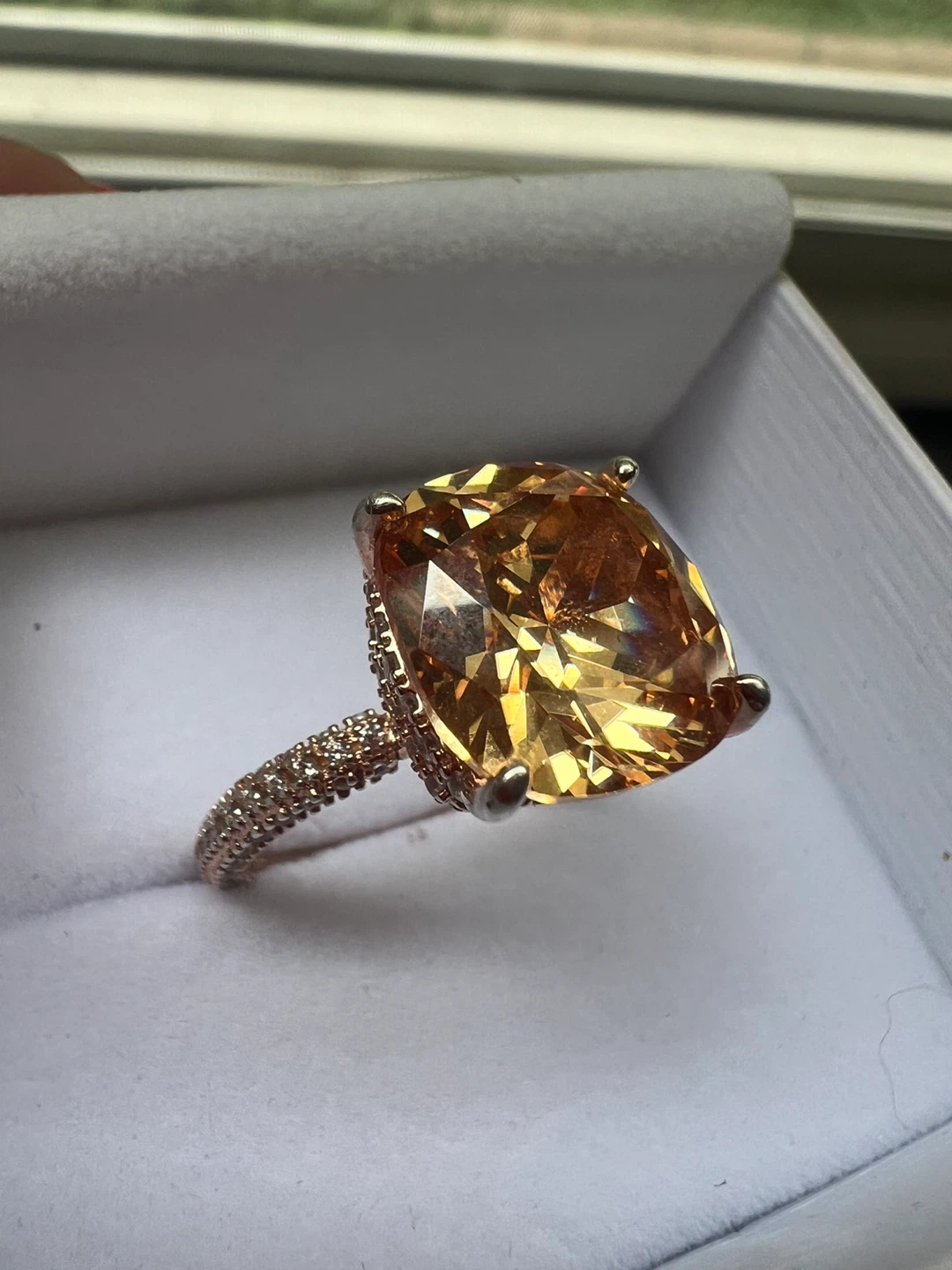 925 silver and citrine ring - photo 3