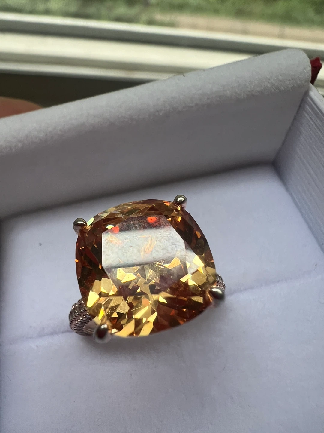 925 silver and citrine ring - photo 4