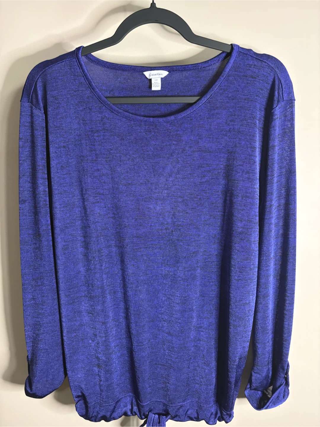 Calvin Klein Blue Long Sleeve Top