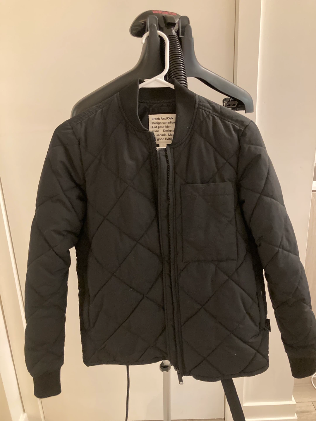 Frank And Oak Quilted Bomber Jacket