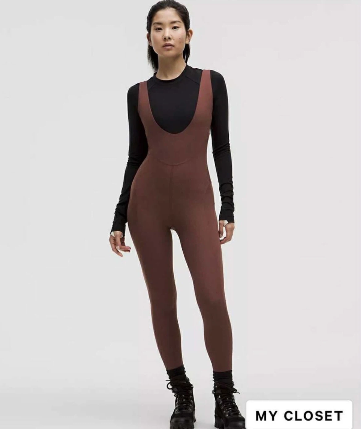 Lululemon Ribbed Nulux™ Skiing Bodysuit