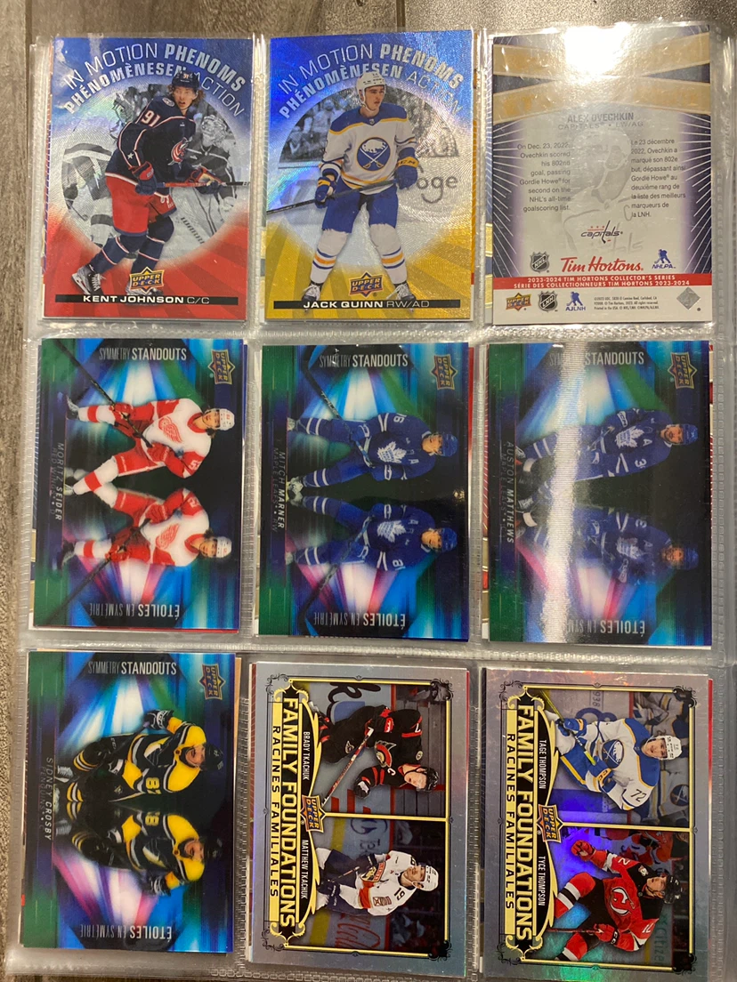 Tim Hortons Upper Deck NHL Trading Card CollectionxGrail - photo 2