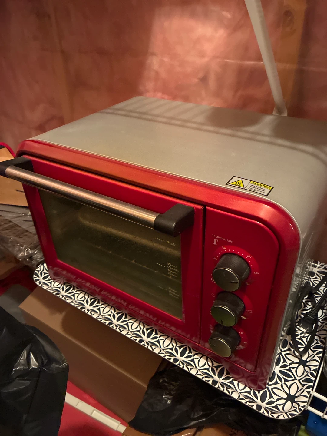 Red Toaster Oven