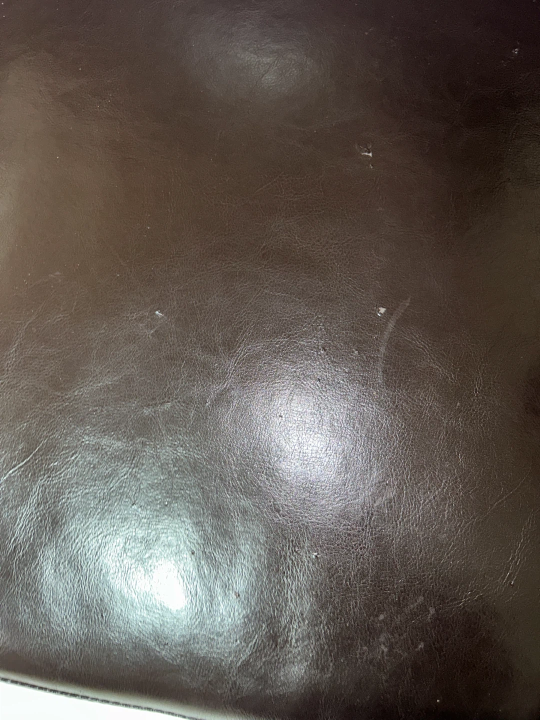 Brown Faux Leather Chair - photo 4